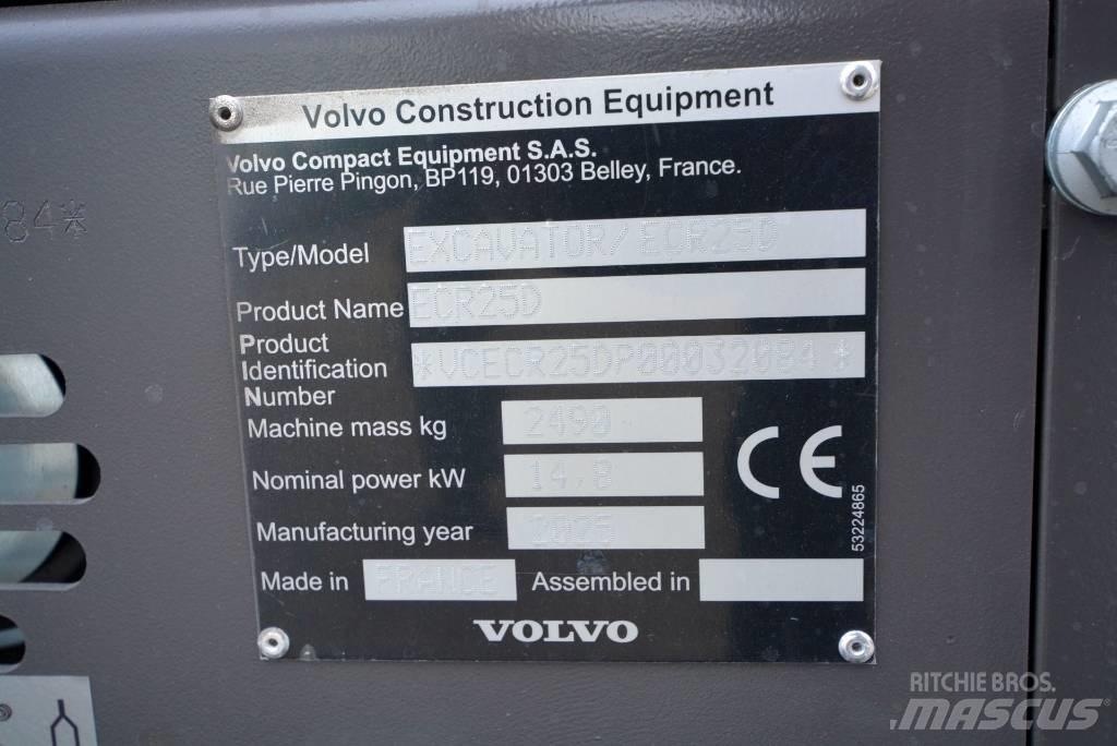 Volvo ECR 25 D Mini excavators < 7t (Mini diggers)