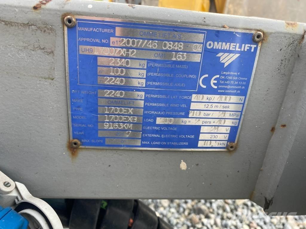 Omme 1700 EBX Trailer mounted platforms
