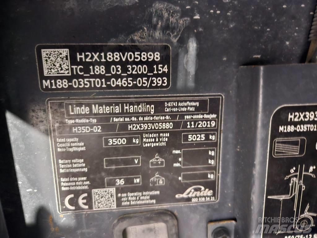 Linde H35D Diesel trucks