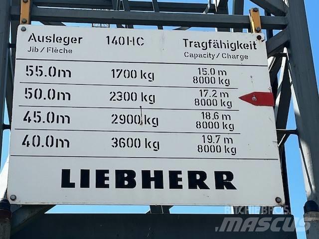 Liebherr 140 HC Tower cranes
