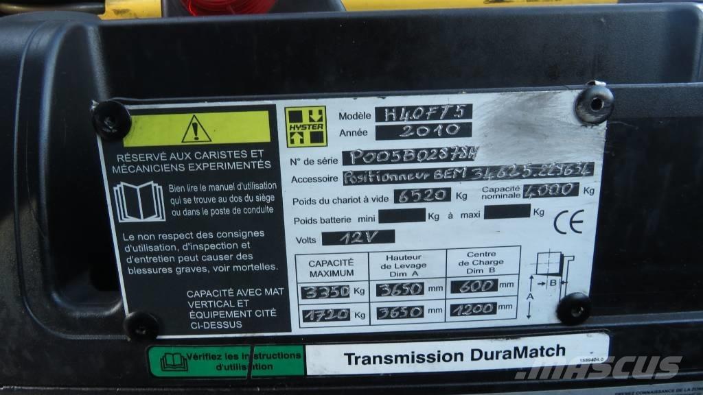 Hyster H4.0FT5 LPG trucks