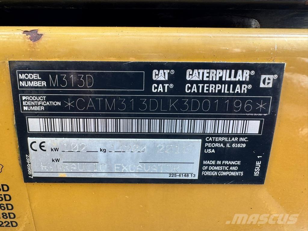 CAT M313D - CE Wheeled excavators