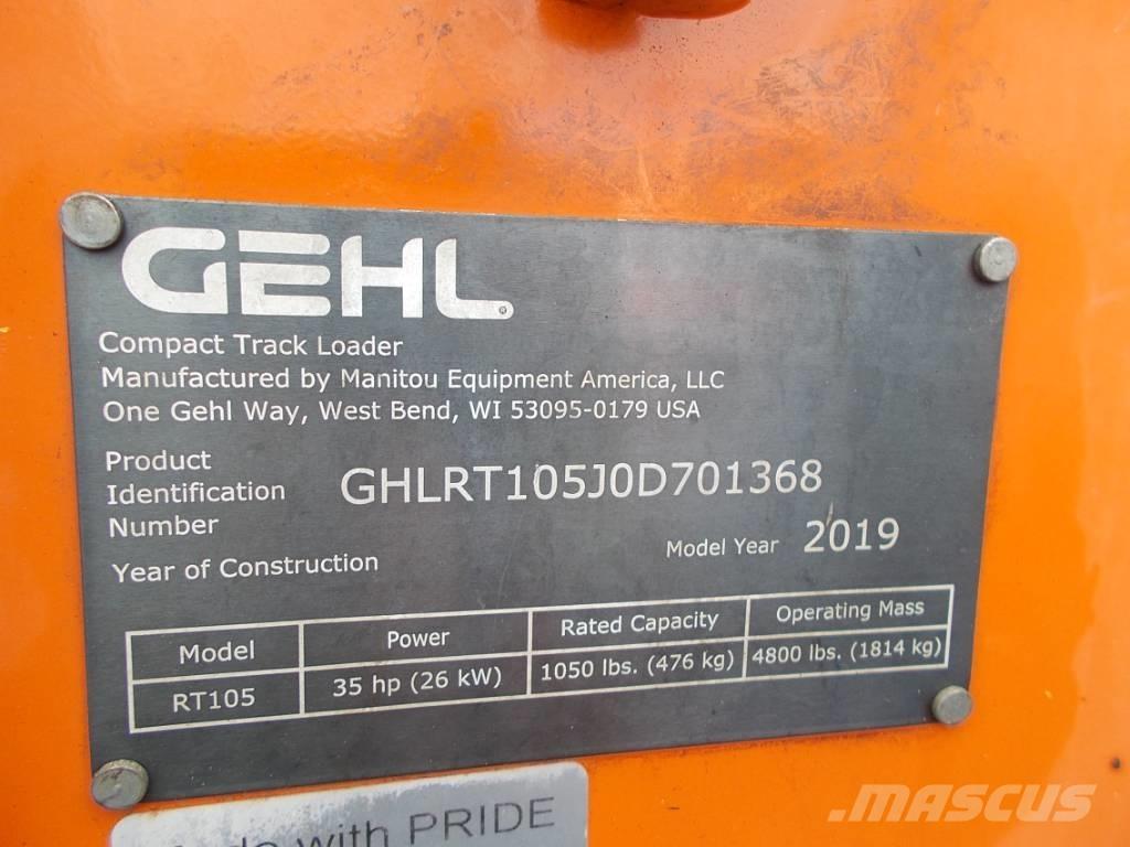 Gehl RT 105 Skid steer loaders