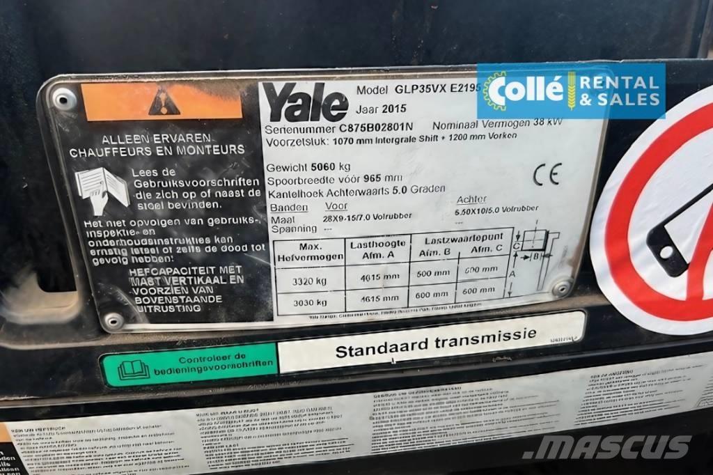 Yale GLP 35 VX | 2015 LPG trucks