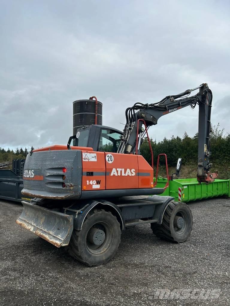 Atlas 140 W Wheeled excavators