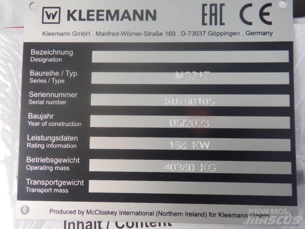 Kleemann MS 21 Z Screeners