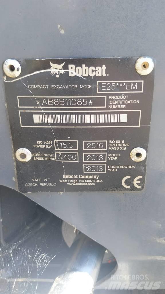 Bobcat E 25 Mini excavators < 7t (Mini diggers)