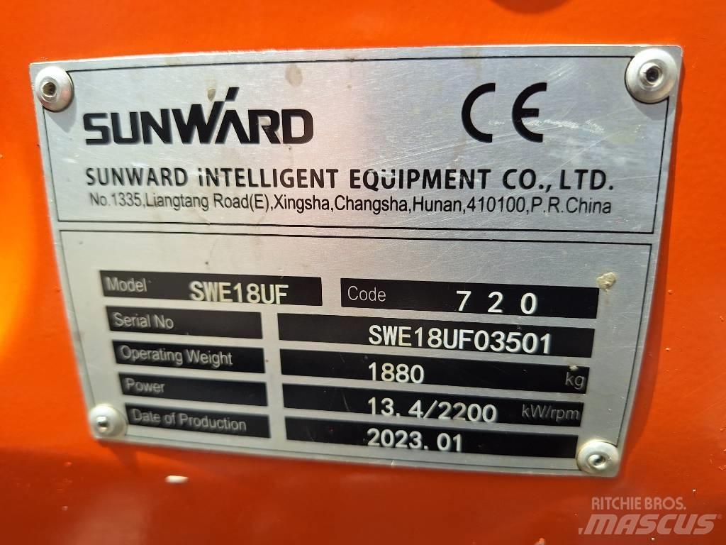 Sunward SWE 18 UF Mini excavators < 7t (Mini diggers)