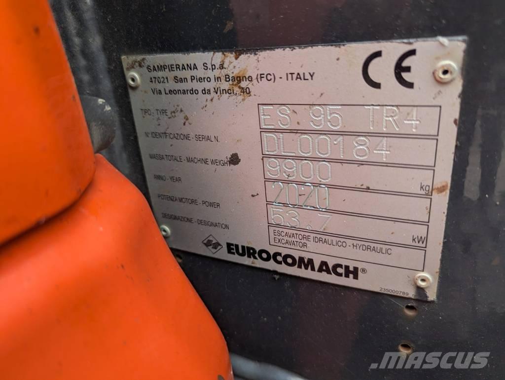 Eurocomach ES 95TR4 Mini excavators  7t - 12t