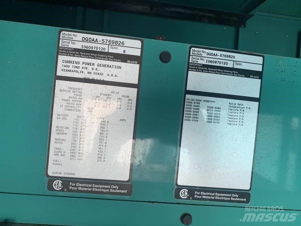 Cummins QSL9 Diesel Generators