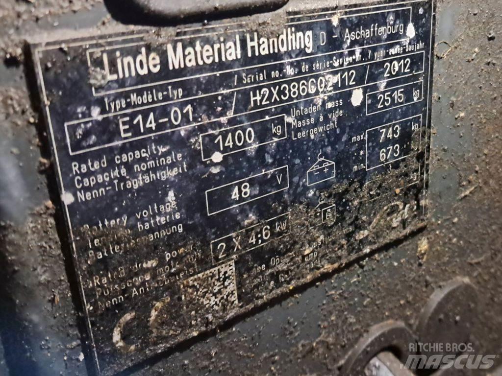 Linde E14-01 Electric forklift trucks
