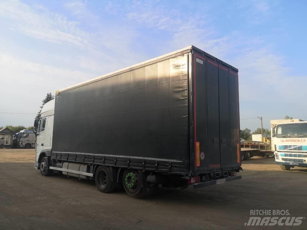 DAF XF 480 6x2 Jumbo Curtain sider trucks