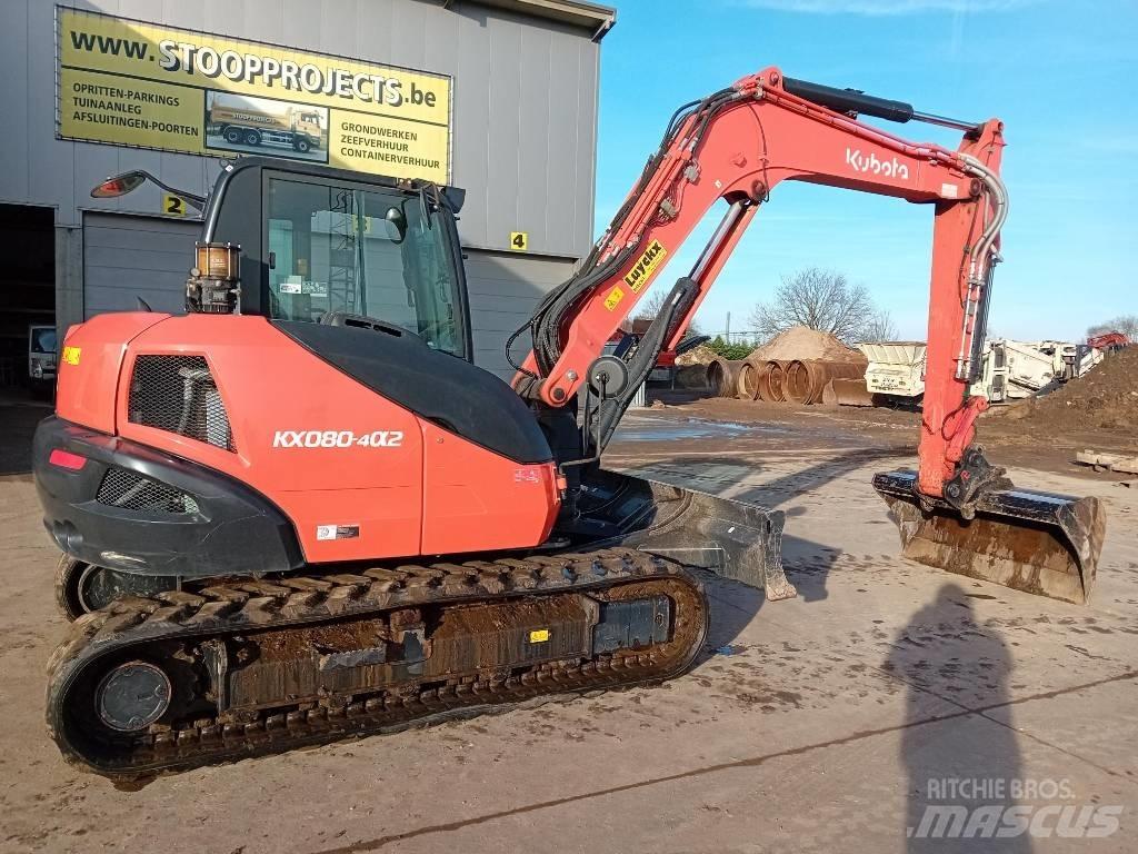 Kubota KX 080 Mini excavators  7t - 12t