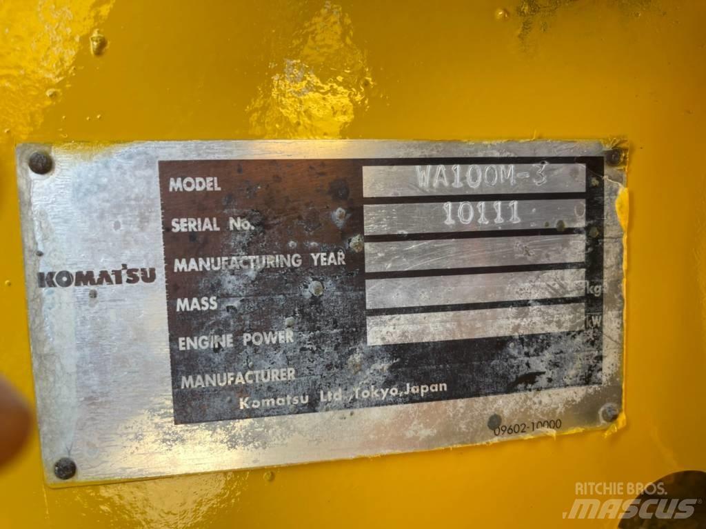 Komatsu WA100M-3 Wheel loaders