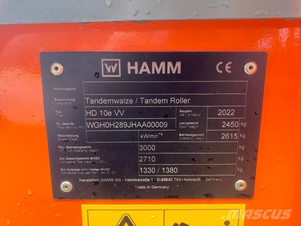 Hamm HD 10e VV H289 Soil compactors