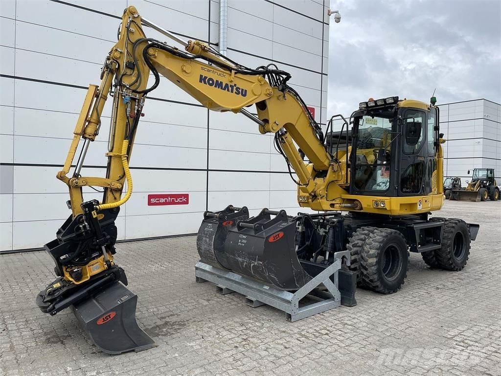 Komatsu PW118MR-11 Wheeled excavators