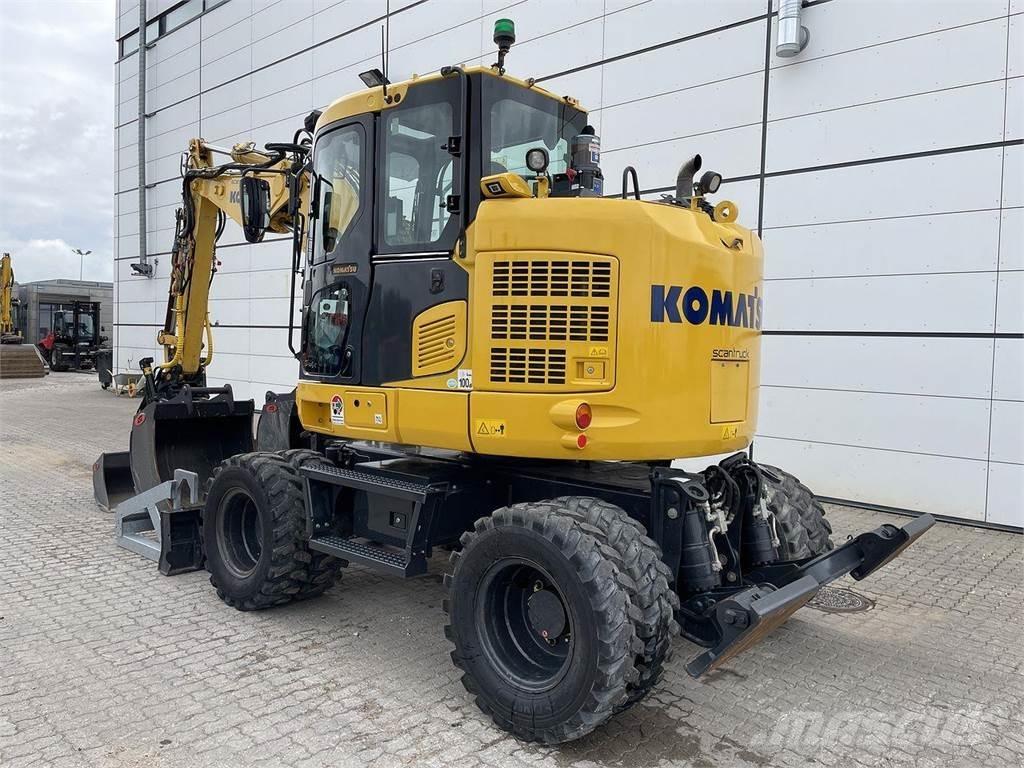 Komatsu PW118MR-11 Wheeled excavators