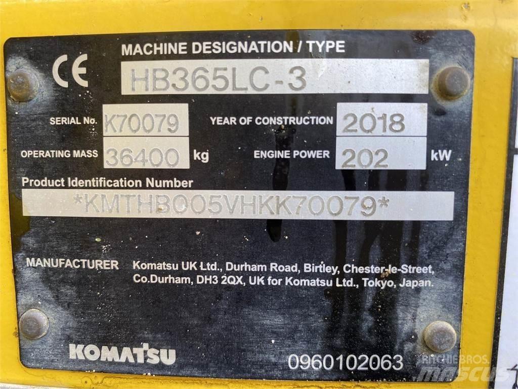Komatsu HB365LC-3 Crawler excavators