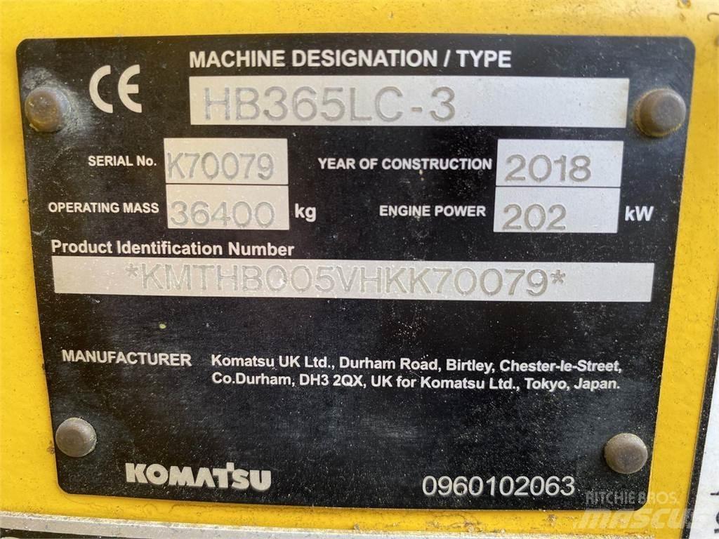 Komatsu HB365LC-3 Crawler excavators