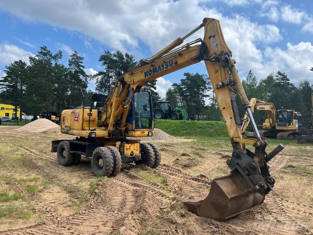 Komatsu PW 160 ES-7K Wheeled excavators