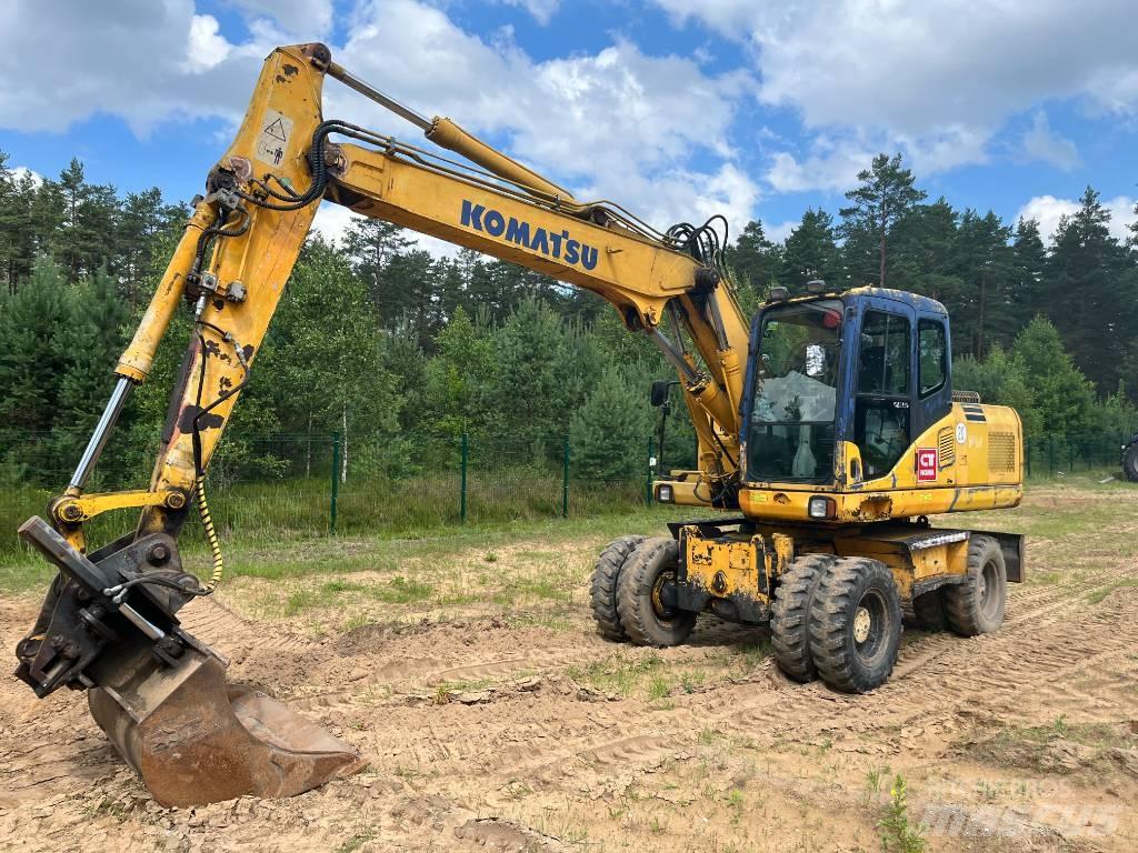 Komatsu PW 160 ES-7K Wheeled excavators