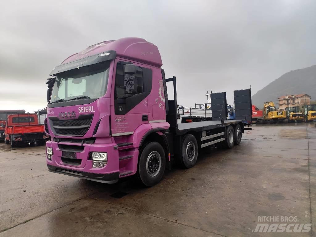 Iveco STRALIS 320S46 Beavertail Flatbed / winch trucks