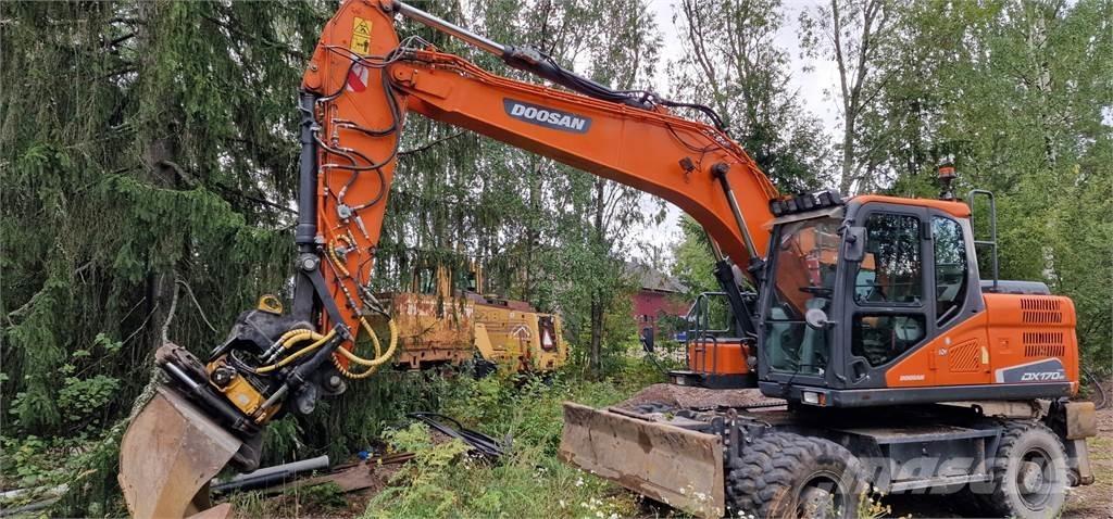 Doosan DX170W Wheeled excavators