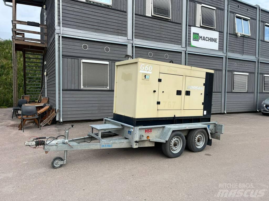  ** SOLD ** Doosan G 60 Diesel Generators