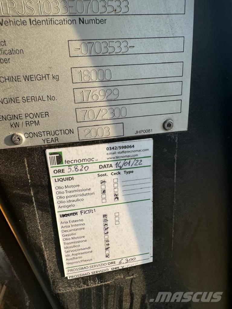 JCB JS 180 Crawler excavators