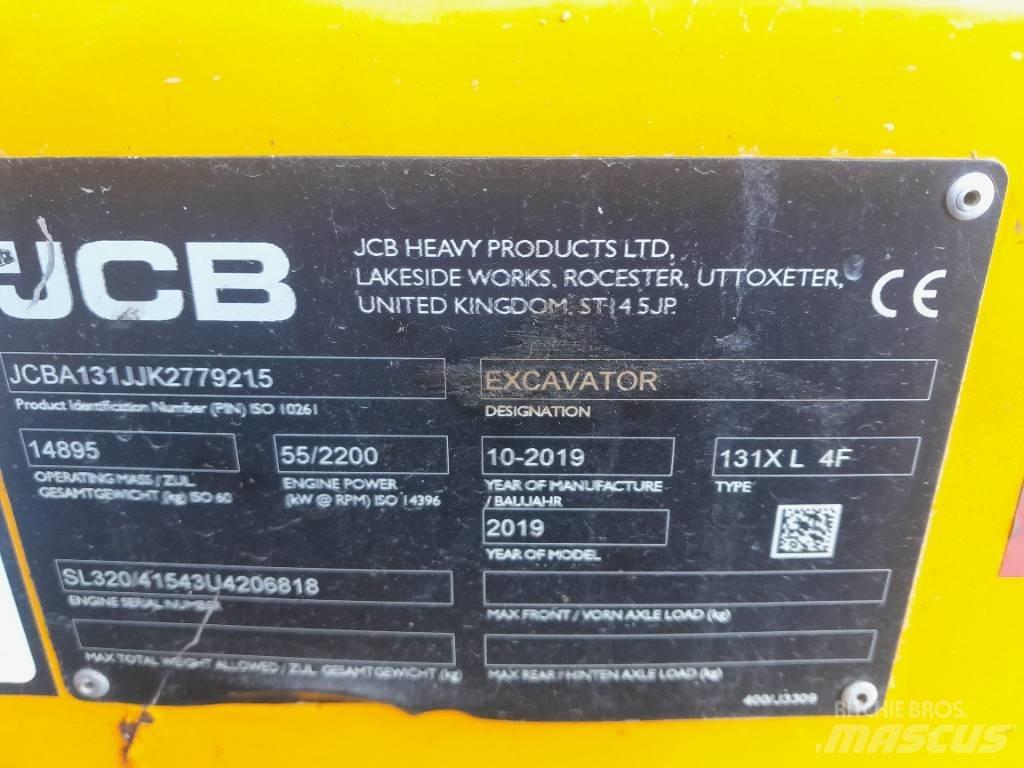 JCB 131 X Crawler excavators