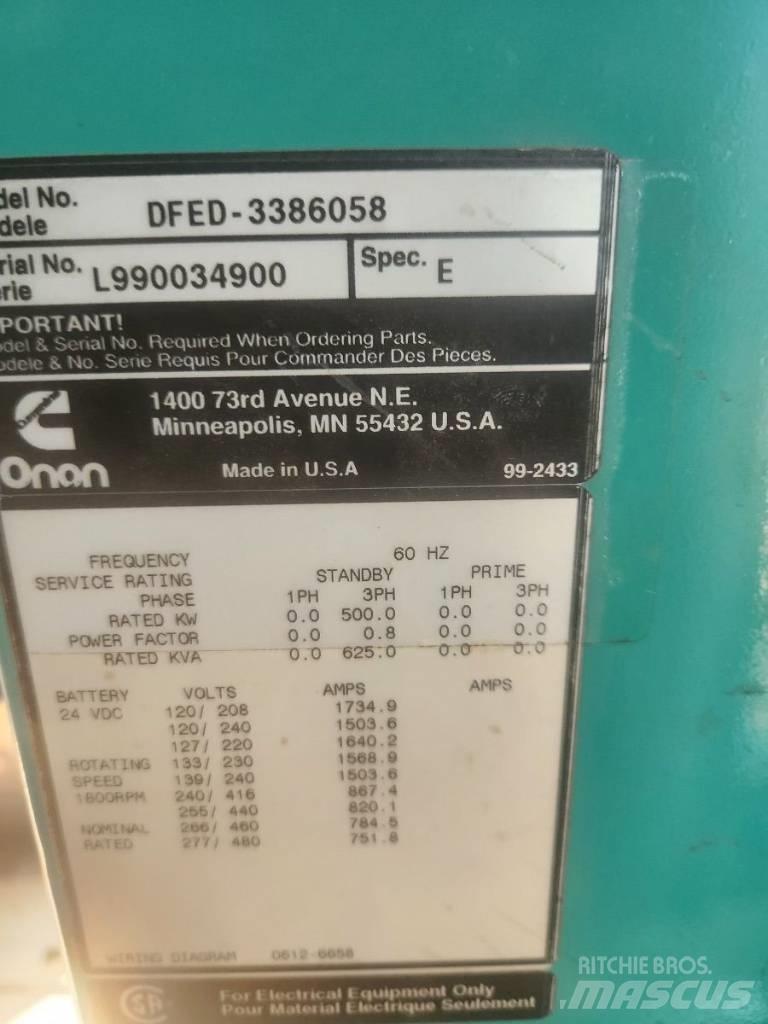 Cummins KTA19 Diesel Generators