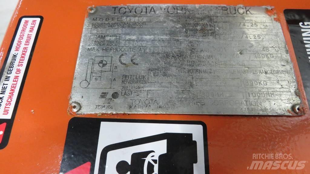 Toyota 5FBE18 Electric forklift trucks