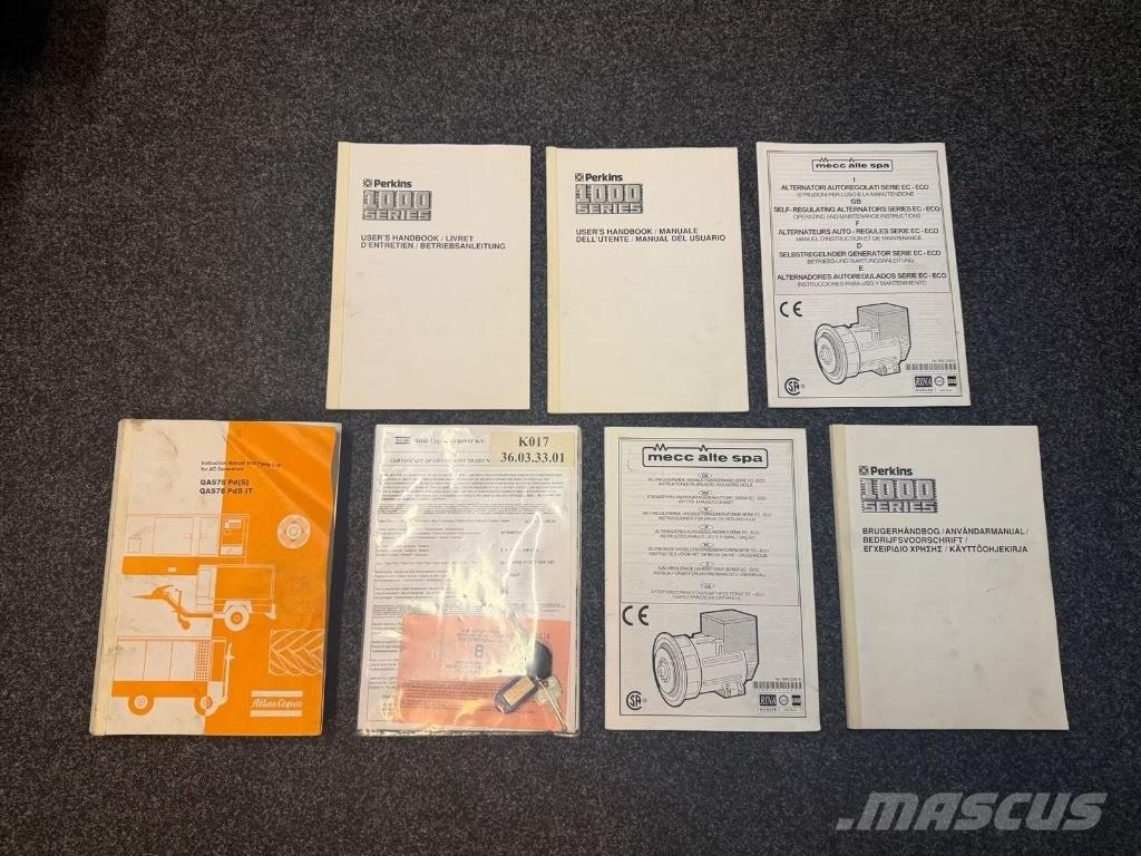 Atlas Copco QAS 78 Diesel Generators