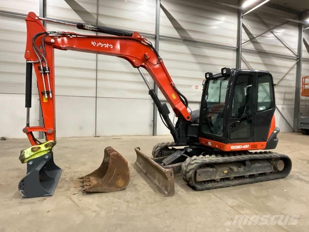 Kubota KX 080-4 A 2 Mini excavators  7t - 12t