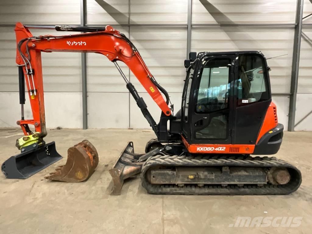 Kubota KX 080-4 A 2 Mini excavators  7t - 12t