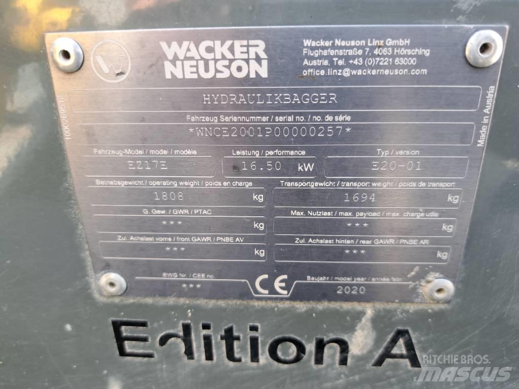 Wacker Neuson EZ17e Crawler excavators