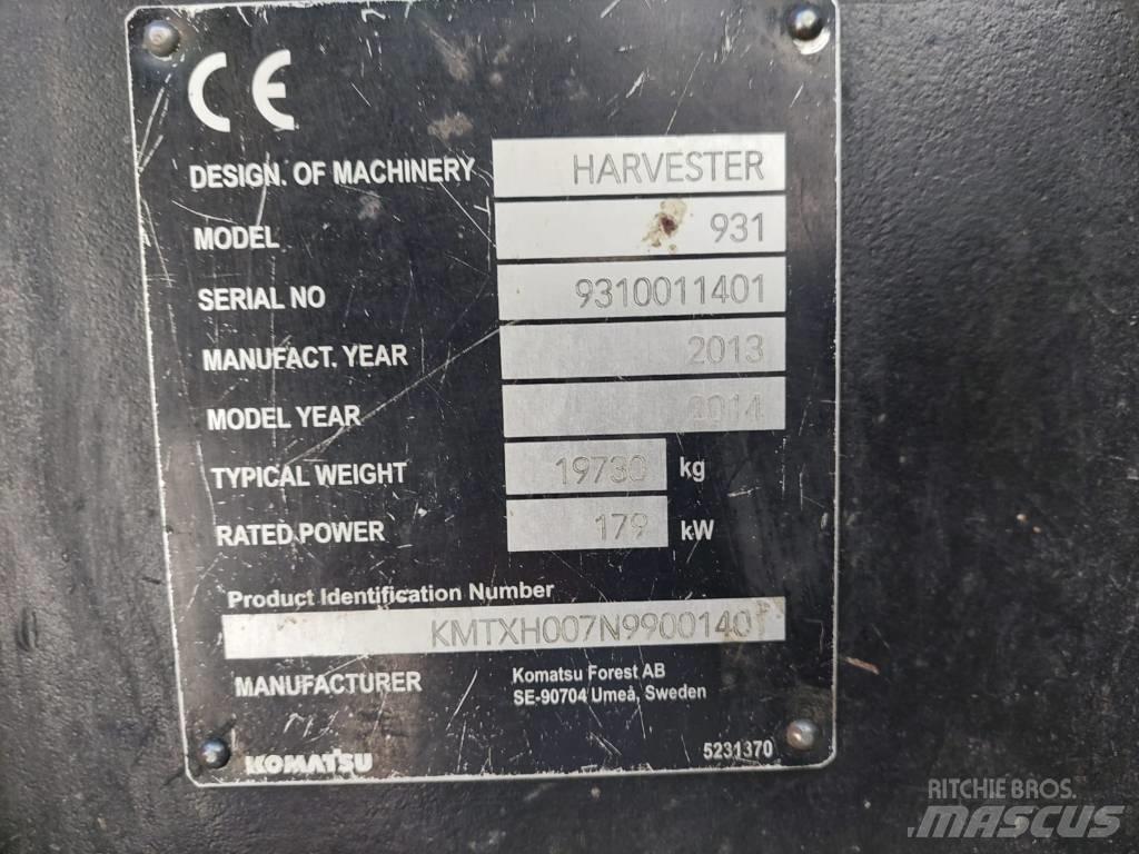Komatsu 931.1 Harvesters