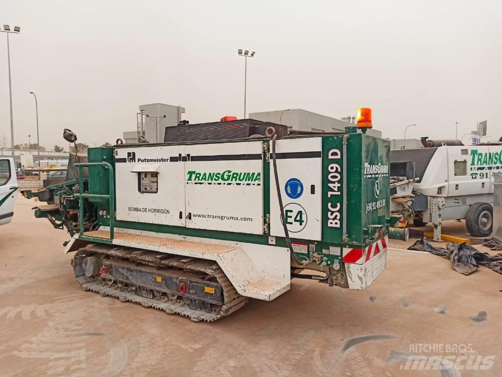 Putzmeister 1409D Concrete distribution booms