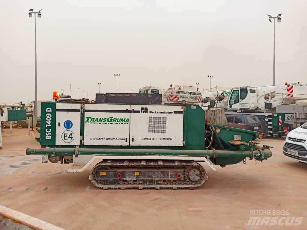 Putzmeister 1409D Concrete distribution booms
