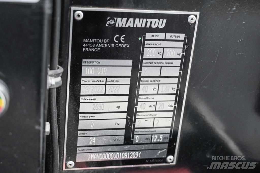 Manitou VJR 100 Articulated boom lifts