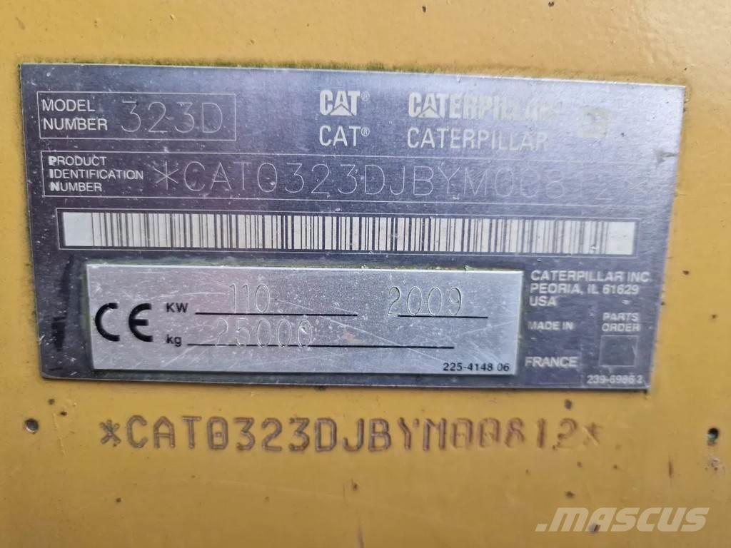 CAT 323d Crawler excavators