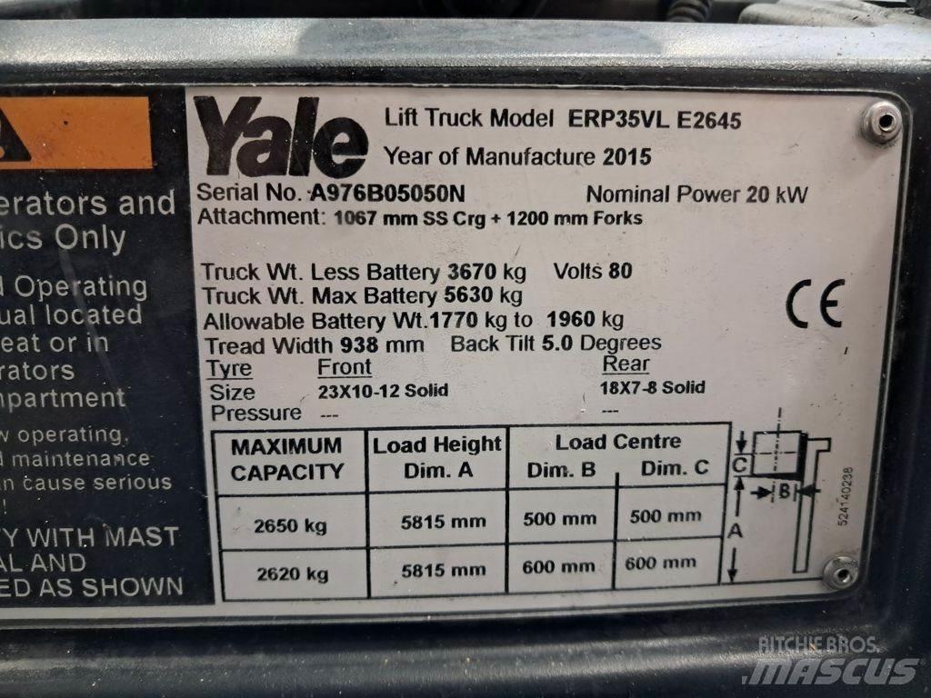 Yale ERP35VL Electric forklift trucks