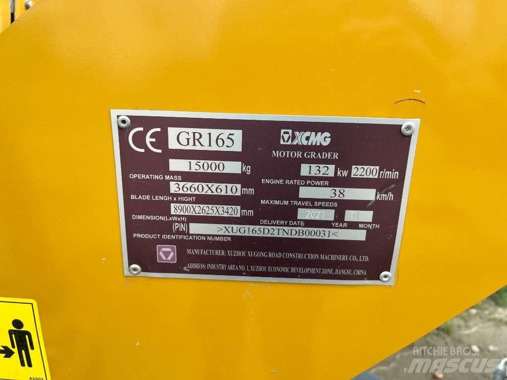 XCMG GR 165 Graders
