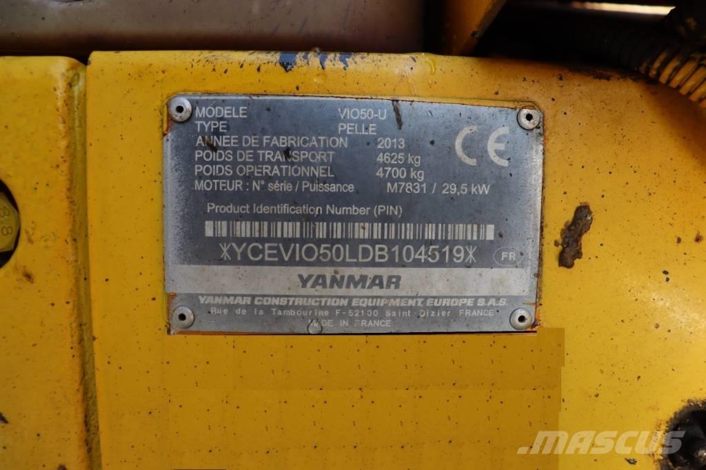 Yanmar Vio 50 U Mini excavators < 7t (Mini diggers)