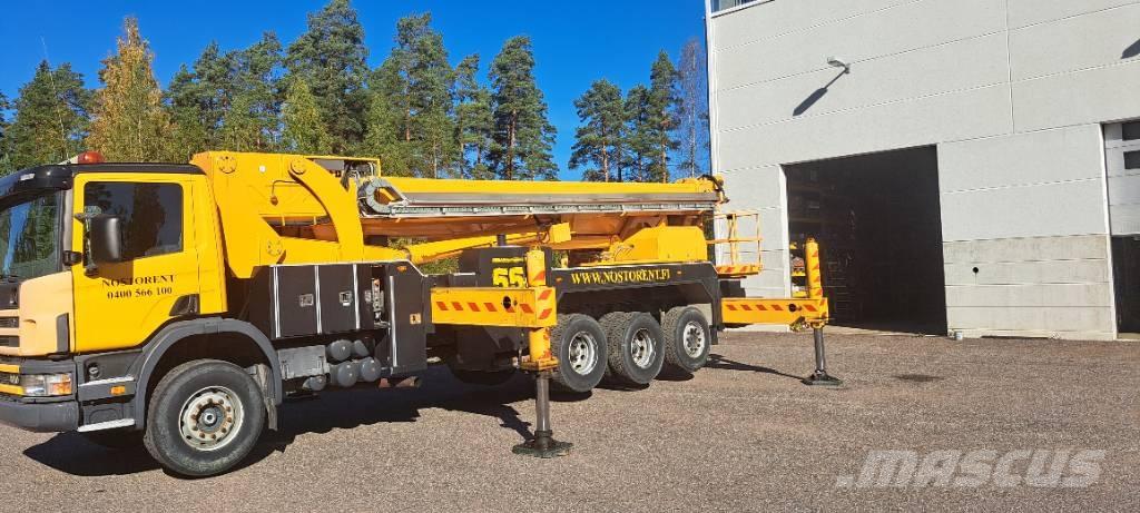 Scania P124 GB Truck mounted platforms