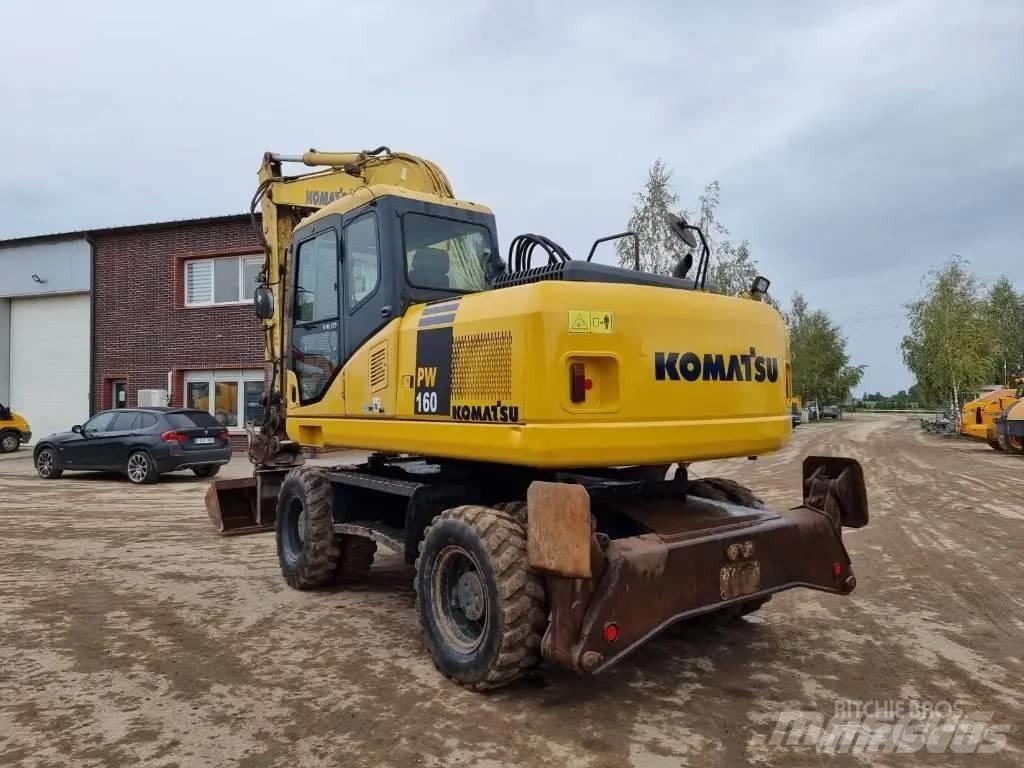 Komatsu PW 160-7 Wheeled excavators