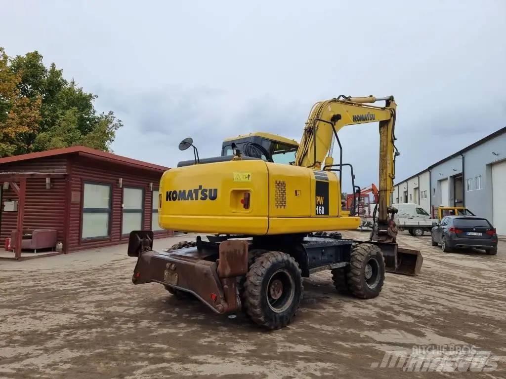 Komatsu PW 160-7 Wheeled excavators