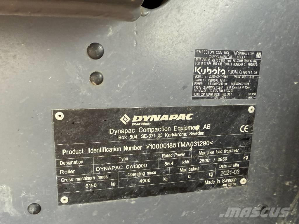 Dynapac CA 1300 D Single drum rollers