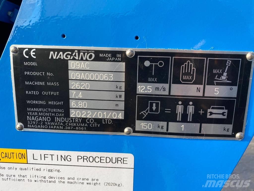 Nagano 09 AC Articulated boom lifts
