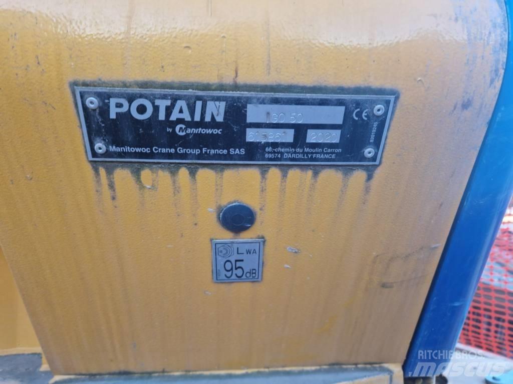 Potain IGO 50 Self-erecting cranes